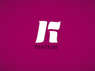 K motion clean flow logo logodesign minimal motion smooth