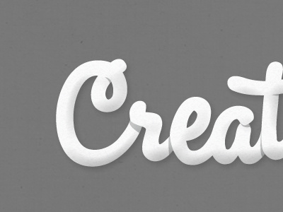 Creat-e Creat-ive Creat-ion creative handwritten line milk movement smooth typography white