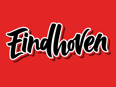 Eindhoven, Ein Inspiration brush clean eindhoven handlettering handtype handwritten lettering logo logo a day sketch typography vectorized
