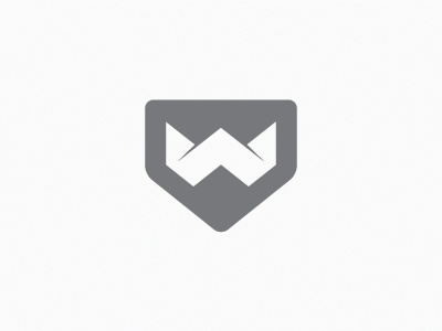 Wizz icon logo minimal origami symbol w wizz