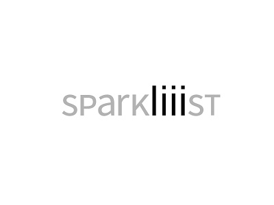 SparkList 1_2 boost clean emphasized list logo minimal smart spark typo