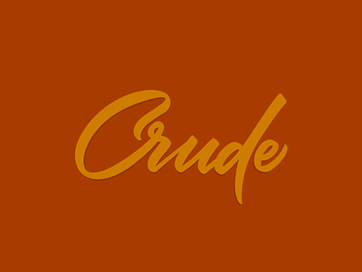 Crude brush brushpen calligraphy crude handlettering lettering logo script lettering smooth typography vector
