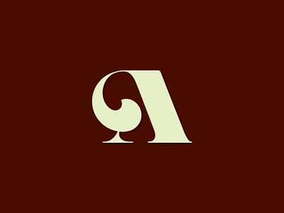 A swirly thingy a curves logo swirl symbol typography