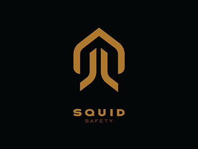Squid Security clean logodesign logotype minimal simple smart squid squidlogo squidsecurity symbol