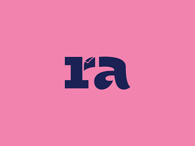 1RA branding clean design email logo logodesign mailservice minimal numberone smart typography vector