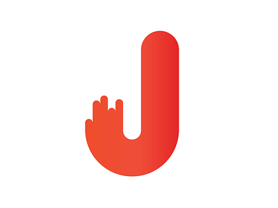 J (WIP) color j letter logo wip