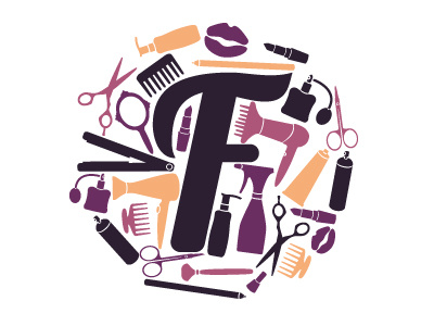 Fler Logo beauty color items logo typography