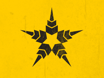 Star & Buildings Concept building concept dominik levytskyi logo star wip yellow