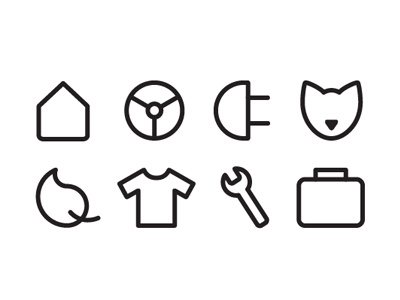 Some Icons black dominik levytskyi fun geometry icons