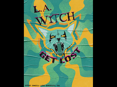 L.A. Witch Poster adobe illustrator adobe photoshop band merch concert poster