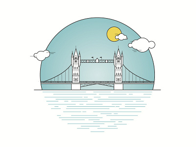Tower Bridge, London bridge illustration london vector