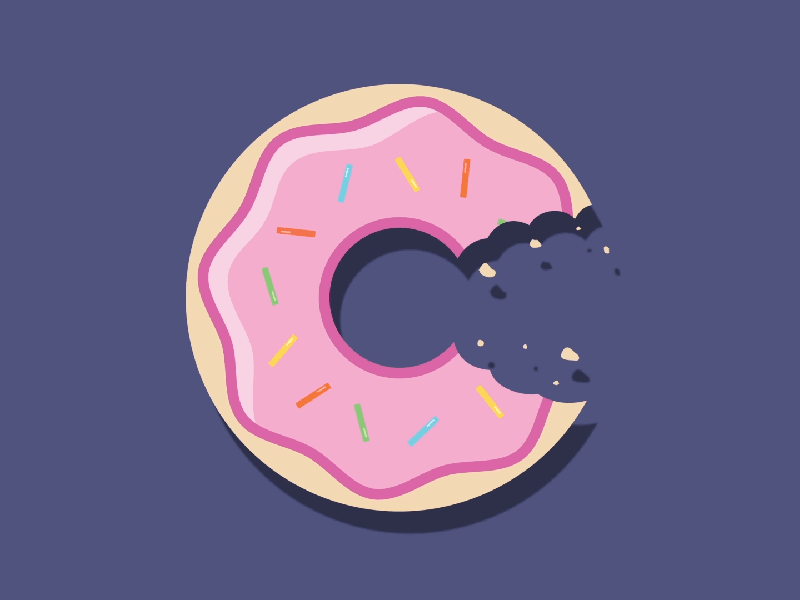 Letter C ae alphabet animated c donut gif letter