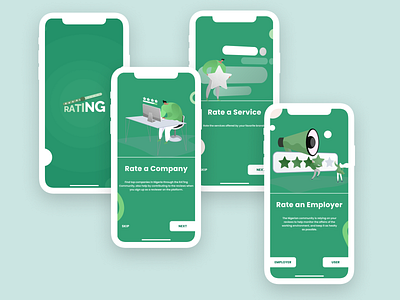 The Rating App - Mobile UI app design mobile ui ux web