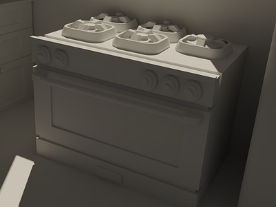 little stove 3d 3dillustration 3dlowpoly 3dmodeling 3dwork blender blenderart illustration lowpoly lowpolyart render