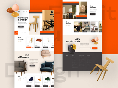 Furniture&Design online store by Helen Ryutina on Dribbble