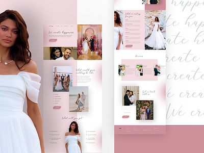 Wedding agency by Helen Ryutina on Dribbble