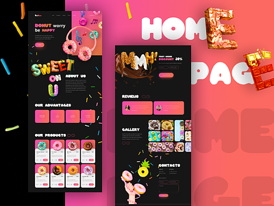 Confectionery online store confectionery store design product design ui design