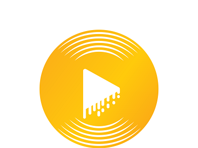 Relax Music design illustration logo