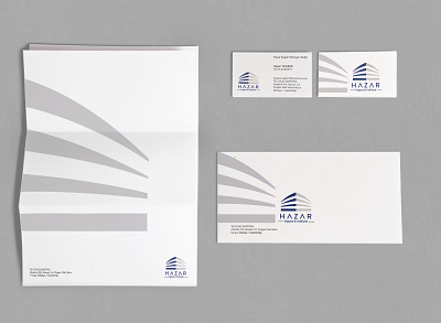 hazal insaat branding business card design businesscard design icon idenity identitydesign illustration profesional typography