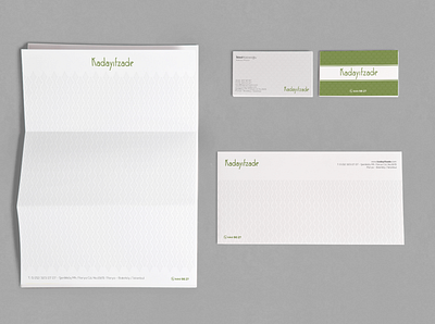 kadayifzade branding business card design businesscard design idenity identitydesign illustration logo profesional vector