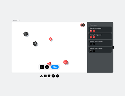 Dice roller app betting casino design dice dice roller gaming points roll ui ux web