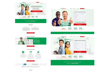 Web Design DebtCare student loan