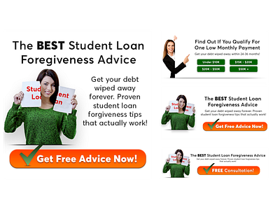 Printed Ads Student Loan design graphic design ux