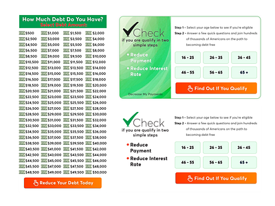 Printed Ads Debt check design graphic design ux