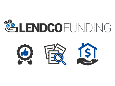 Logo LendcoFunding logo and icons design graphic design illustration logo