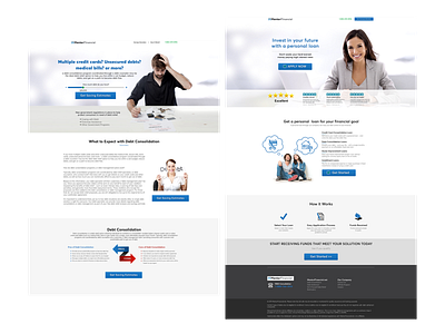 Web Design MentorFinancial personal loan design graphic design ux