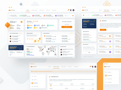 Platinum — Cryptocurrency platform bitcoin blockchain crypto wallet cryptocurrency dashboard design eth fintech interface product design steps ui ux wallet web