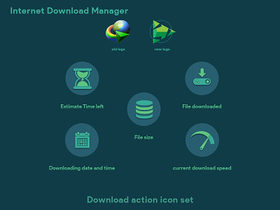 Internet download manager download icon set redesign