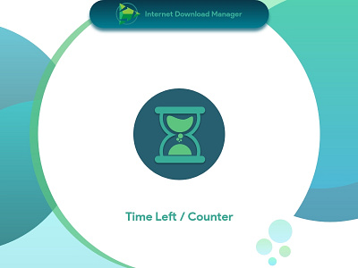 Internet Download Manager : Time Counter cold doc download file green haste hourglass icon internet lemon light sand