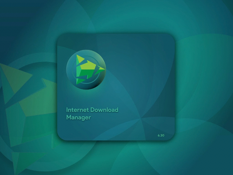 Internet Download Manager Splash Screen Animation