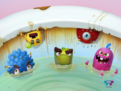 Monsterspopup art character game illustration monster popup tabtale wc