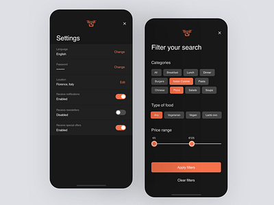 Daily UI #7 | Settings - Dark Mode