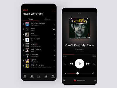 Daily UI #63 | Best Of 2015 best of best of 2015 concept daily ui daily ui 063 daily ui challenge dailyui dailyuichallenge interface music app music player music player app music player ui online store player playlist redesign ui ux