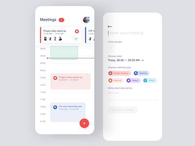 Daily UI #90 | Create New calendar calendar app calendar design calendar ui concept create new daily ui daily ui challenge dailyui dailyuichallenge interface meeting meetings organize organizer redesign schedule schedule app ui ux