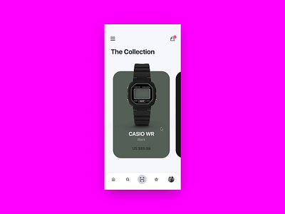 Watch Shop UI Animation animation design concept detail page ecommerce ecommerce app ecommerce design ecommerce shop interaction design interactive design interface invision invision studio invisionapp invisionstudio online store redesign ui ux watch watch app