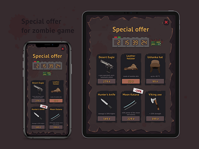 Special offer for zombie game