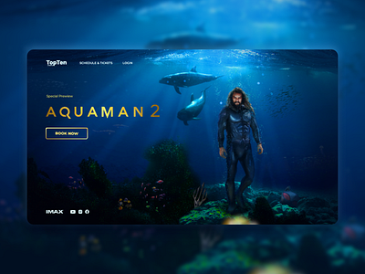 Aquaman 2 shot aquaman blue collage graphic design illustration ocean photoshop sea water