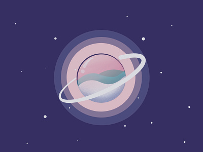 sand ball planet design illustration