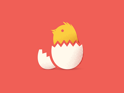 New Ideas Hatch Every Day! animal design easter egg flat icon idea illustration new vector