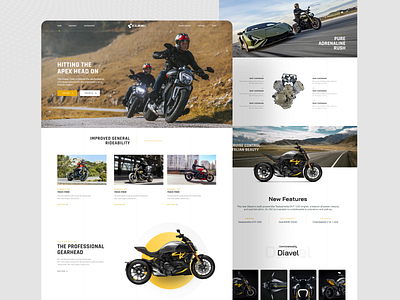 Ducati Diavel Concept Website