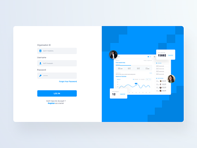 Auth Page UI auth auth design auth ui branding clean dashboard design flat illustration login design login page login ui logo minimal sign in design ui uidesign uiux