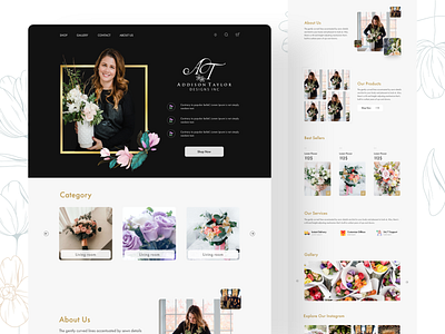 Flower Banquet Landing Page