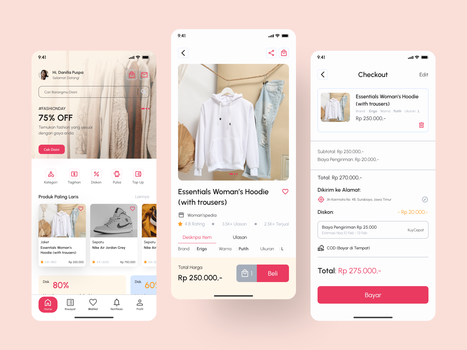 E-commerce App By Ahmad Rafinaldi Ryan Hilmawan On Dribbble