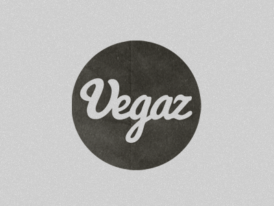 Vegaz logo script logotype script