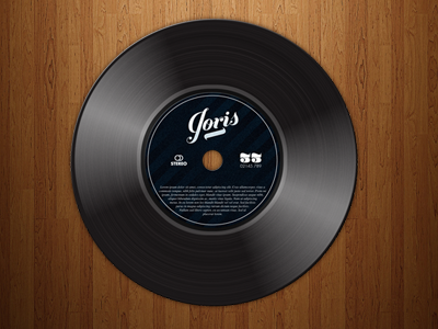 Joris' Vinyl buttermilk icon logo music script sound vinyl