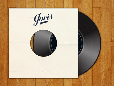 Joris' Vinyl, new record (again) buttermilk icon logo music paper script sound vinyl